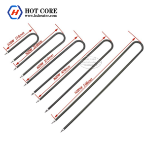 Straight tube-shaped heating element